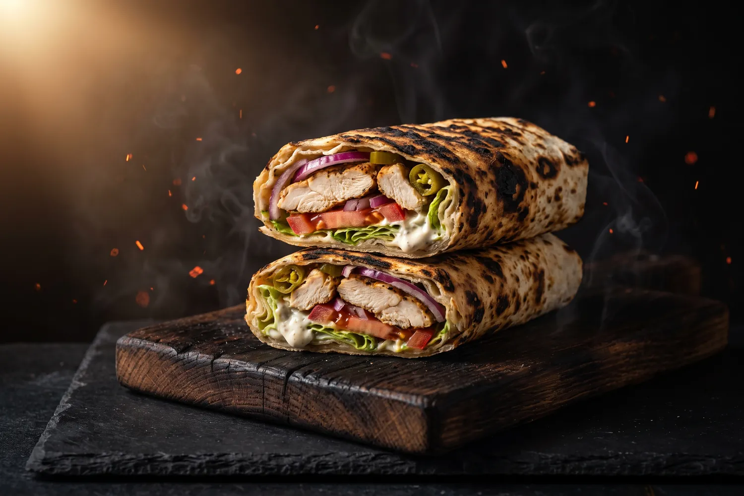 Le wrap poulet grillé Keops